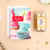 Have A Wonderful Birthday Greeting Card and Ferrero Rocher 200 GM