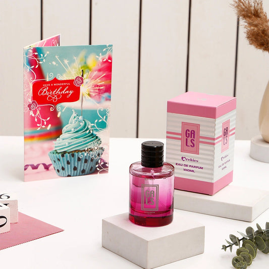 Have A Wonderful Birthday Greeting Card and Perfume