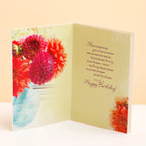 Warm Wishes On Birthday Greeting Card and Perfume