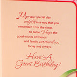 Celebrating You On Your Birthday Greeting Card and Ferrero Rocher 50 GM