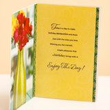 Happy Thoughts On Your Birthday Greeting Card and Ferrero Rocher 50 GM