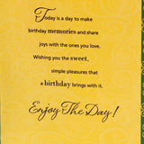 Happy Thoughts On Your Birthday Greeting Card and Ferrero Rocher 50 GM
