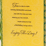 Happy Thoughts On Your Birthday Greeting Card and Perfume