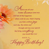 Warm Birthday Wishes Only For You Birthday Greeting Card and UXR Perfume