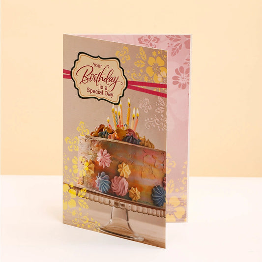 Your Birthday Is A Special Day Birthday Greeting  Card and Ferrero Rocher 200 GM