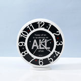 Wall Clock - "None of Us is as Strong as ALL of Us"