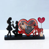 Proposal Silhouette Heart Photo Frame