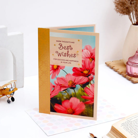 Warm Thoughts And Best Wishes Greeting Card