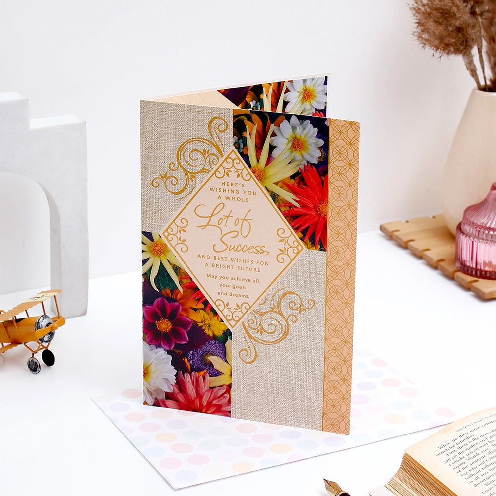 Wish You A Whole Lot Of Success Greeting Card