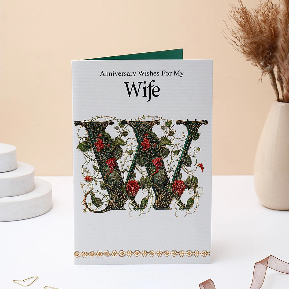 Anniversary Wishes For My Wife Greeting Card