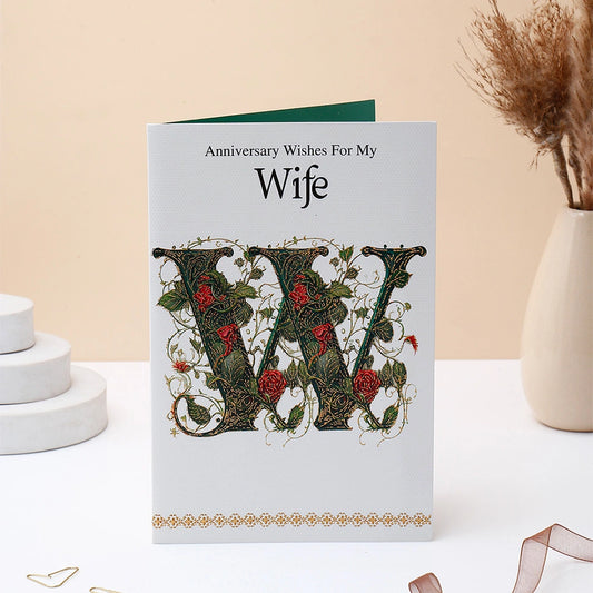 Anniversary Wishes For My Wife Greeting Card