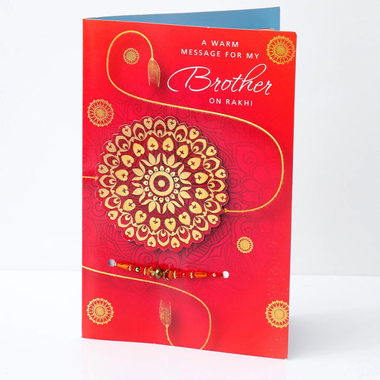 Personalised Rakhi Greeting Card with Archies Boyz Perfume
