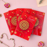 Pack Of 6 Personalised Raksha Bandhan Greeting Card With Envelope