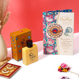 For Brother Rakhi Greeting Card with Archies Classic Oud Perfume