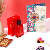 For Brother Rakhi Greeting Card with Archies UXR Perfume