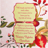 Special Rakhi Greeting Card with Archies Amalfi Blu Perfume