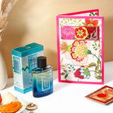 Special Rakhi Greeting Card with Archies Boyz Perfume