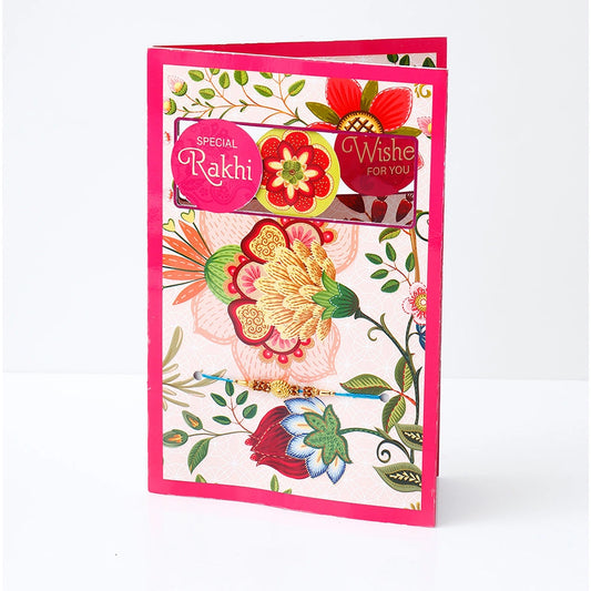 Special Rakhi Greeting Card with Archies Black Diamond Perfume