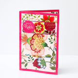 Pack Of 3 Beautiful Rakhi Greeting Card With Envelope