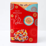 Exclusive Rakhi Greeting Card with Archies Amalfi Blu Perfume