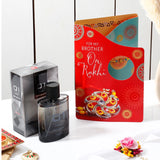 Exclusive Rakhi Greeting Card with Archies Black Diamond Perfume