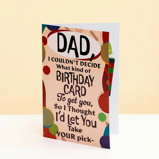 Happy Birthday Dad Greeting Card and Ferrero Rocher 200 GM