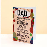 Happy Birthday Dad Greeting Card and Perfume