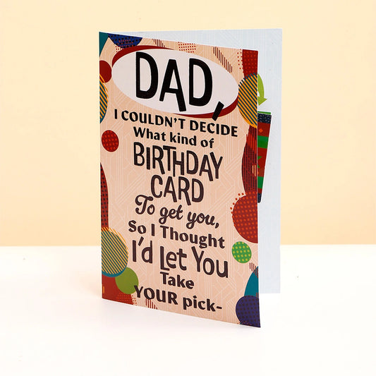 Happy Birthday Dad Greeting Card