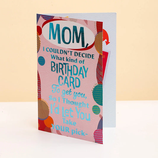 Happy Birthday Mom Greeting Card With Mug