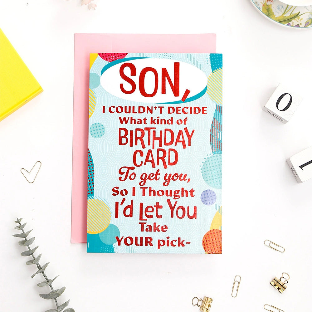 Happy Birthday Son Greeting Card