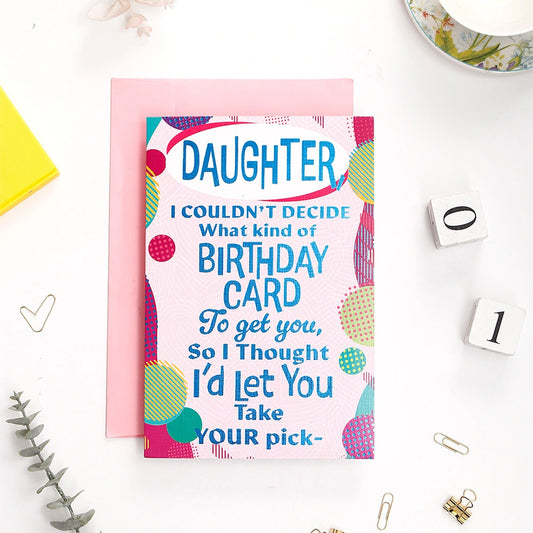 Happy Birthday Daughter Greeting Card