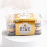 Happy Birthday Brother Greeting Card and Ferrero Rocher 200 GM