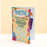 Happy Birthday Sister Greeting Card and Perfume