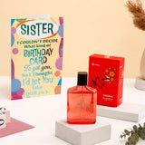 Happy Birthday Sister Greeting Card and UXR Perfume