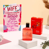Happy Birthday Wife Greeting Card and UXR Perfume