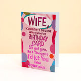 Happy Birthday Wife Greeting Card