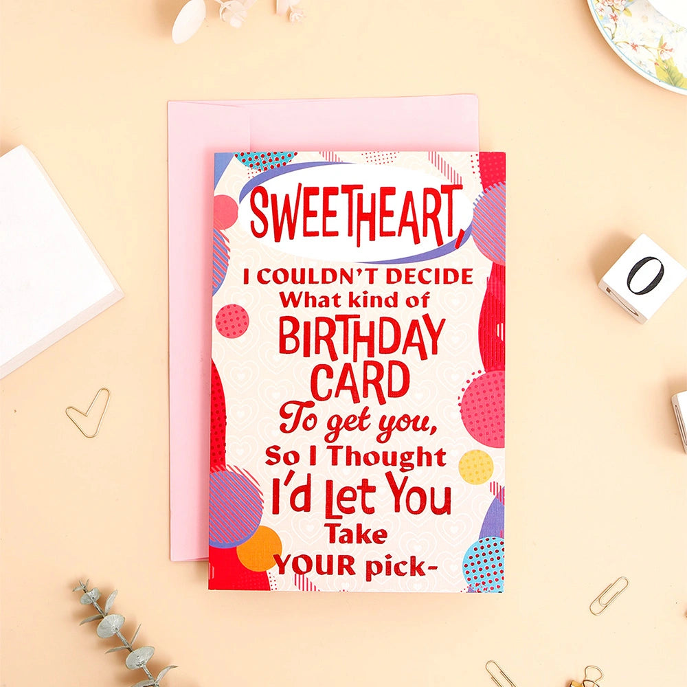Happy Birthday Sweetheart Greeting Card