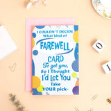 Farewell Greeting Card