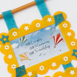 Archies Friendship Hanging Photo Frame & Silicone Bracelet Set