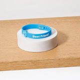 Archies Hanging Photo Frame & Blue Silicone Bracelet Set