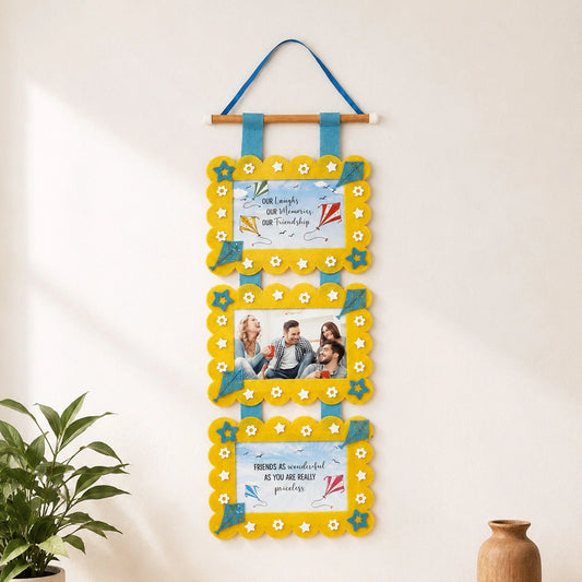 Archies Hanging Photo Frame & White Silicone Bracelet Set