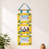 Archies Hanging Photo Frame & White Silicone Bracelet Set