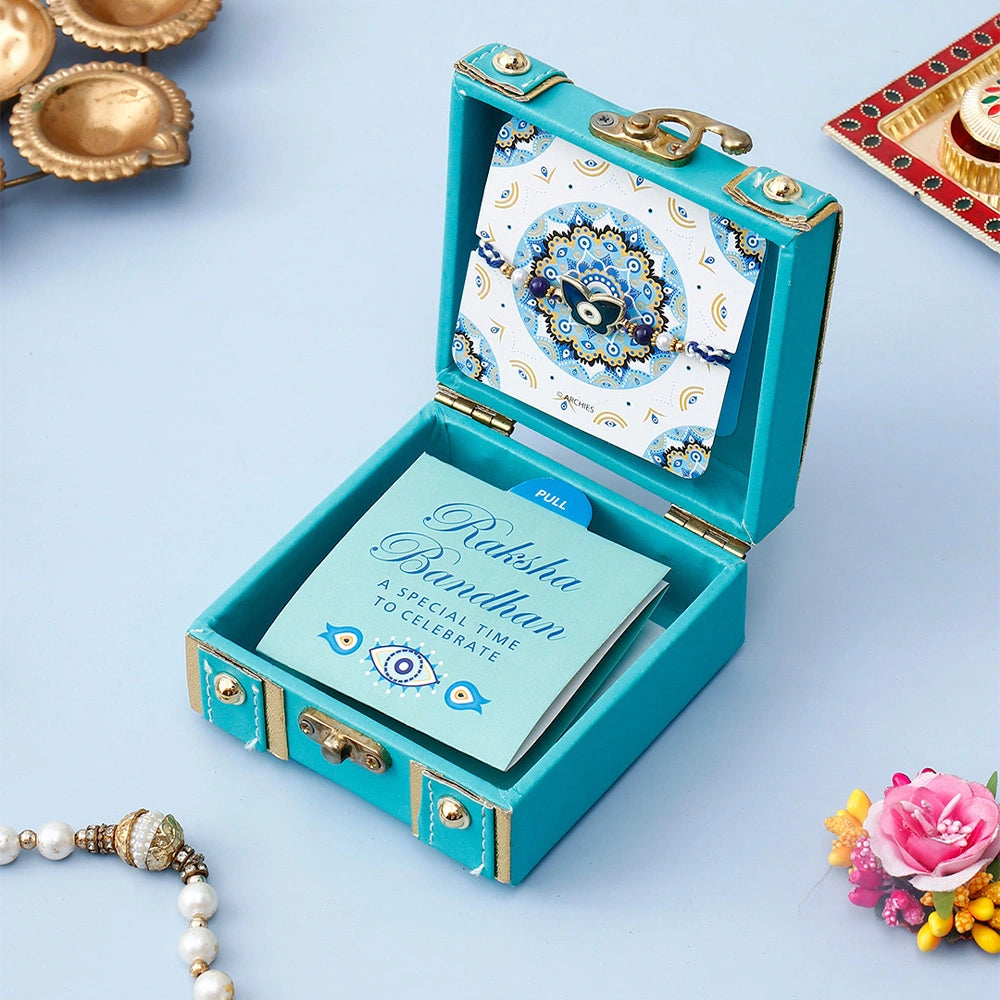 Protective Evil Eye Rakhi Treasure Box