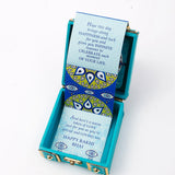 Teal Nazar Suraksha Rakhi Treasure Box