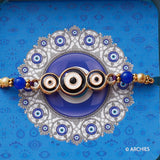 Blue Evil Eye Protection Rakhi Treasure Box