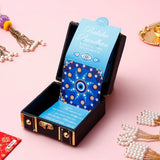 Midnight Floral Evil Eye Rakhi Treasure Box
