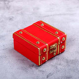 Red Rakhi Trunk Box with Dry Fruits