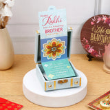 Divine Ganesha Grey Rakhi Treasure Box