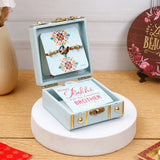 Classic Heritage Grey Rakhi Treasure Box