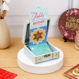 Classic Heritage Grey Rakhi Treasure Box